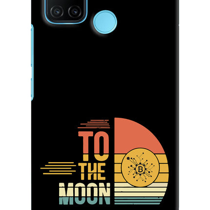 To the Moon Realme C17/Realme 7i Hard Case Back Cover by Casekaro