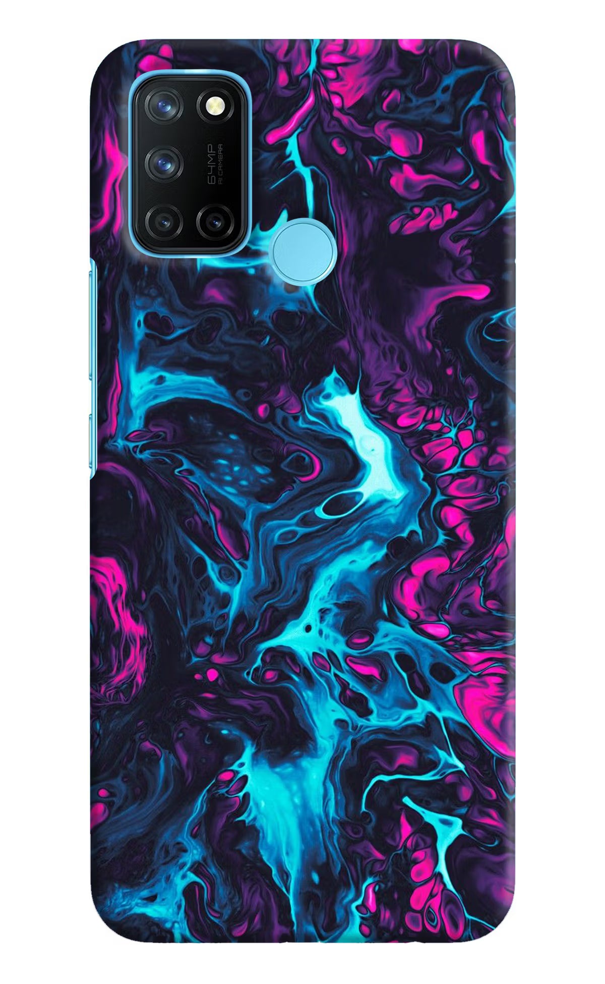 Abstract Realme C17/Realme 7i Hard Case Back Cover by Casekaro