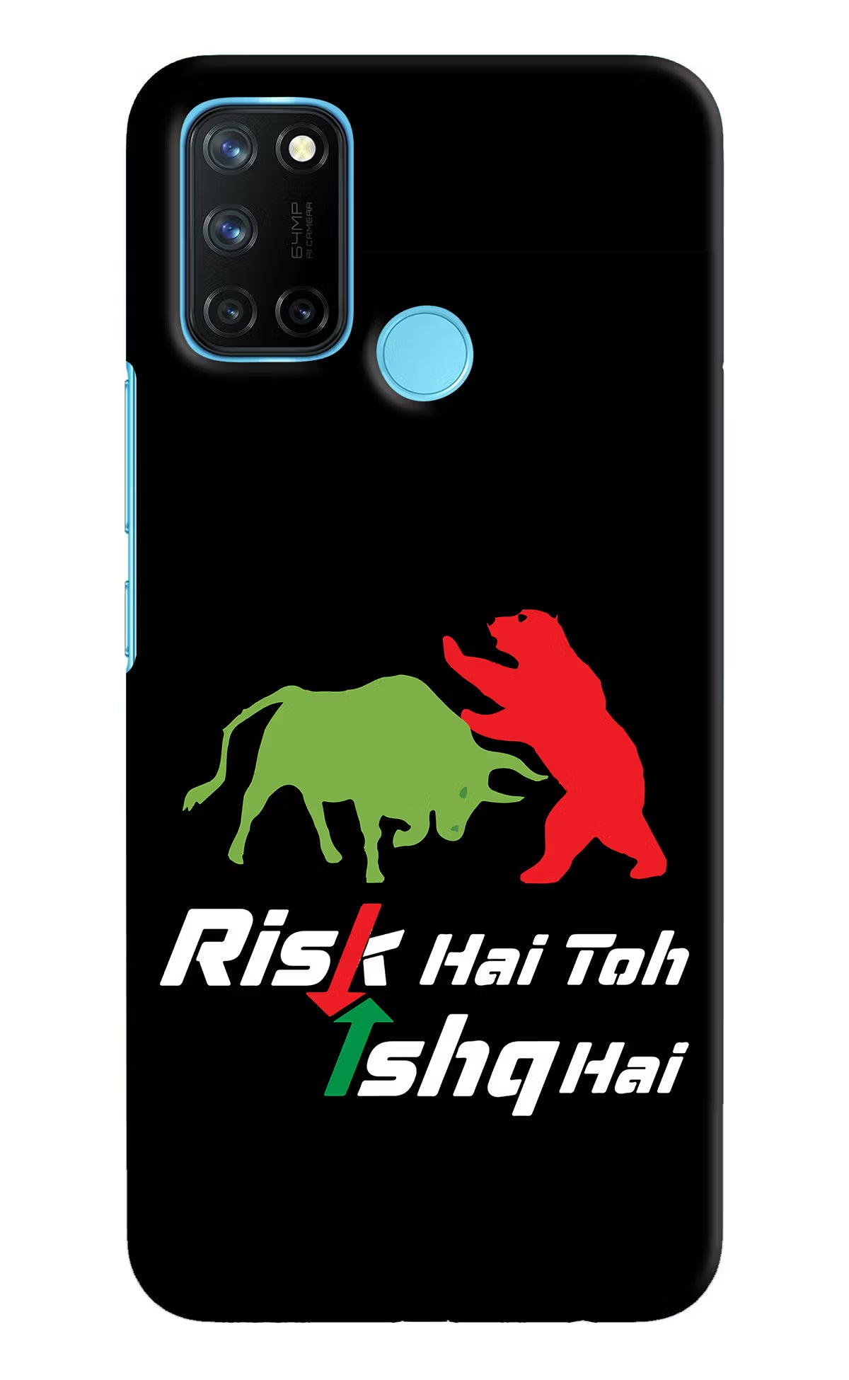 Risk Hai Toh Ishq Hai Realme C17/Realme 7i Hard Case Back Cover by Casekaro