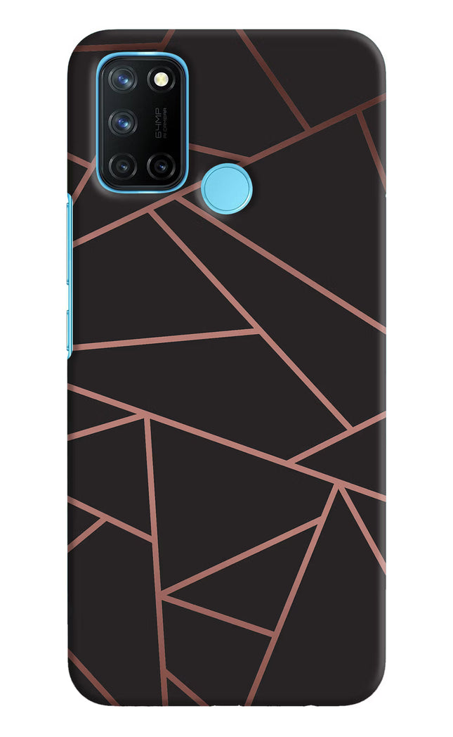 Geometric Pattern Realme C17/Realme 7i Hard Case Back Cover by Casekaro