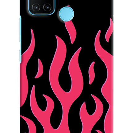 Fire Flames Realme C17/Realme 7i Hard Case Back Cover by Casekaro