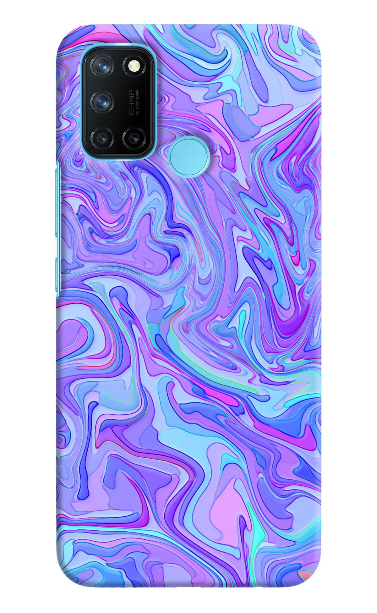 Glitter Realme C17/Realme 7i Hard Case Back Cover by Casekaro