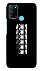 Again Again Gain Realme C17/Realme 7i Hard Case Back Cover by Casekaro