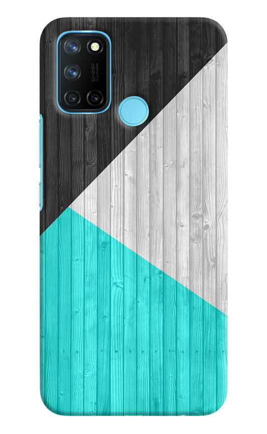 Wooden Abstract Realme C17/Realme 7i Hard Case Back Cover by Casekaro