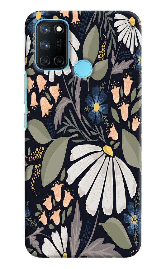 Flowers Art Realme C17/Realme 7i Hard Case Back Cover by Casekaro