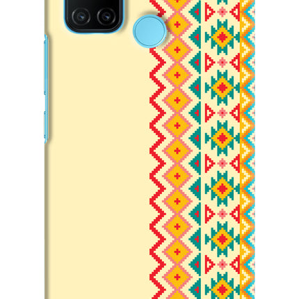 Ethnic Seamless Realme C17/Realme 7i Hard Case Back Cover by Casekaro