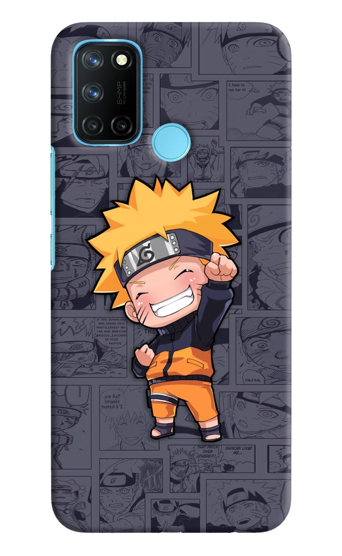 Chota Naruto Realme C17/Realme 7i Hard Case Back Cover by Casekaro