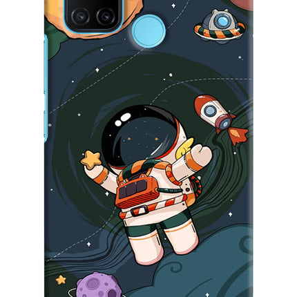 Cartoon Astronaut Realme C17/Realme 7i Hard Case Back Cover by Casekaro