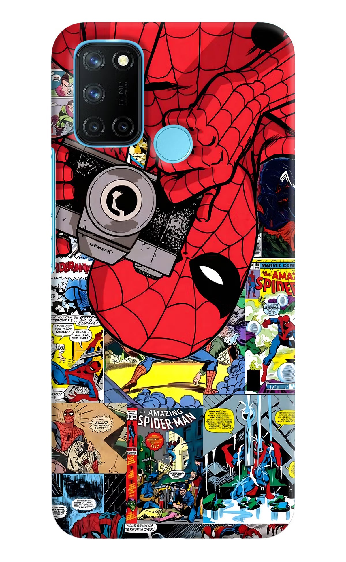 Spider Man Realme C17/Realme 7i Hard Case Back Cover by Casekaro