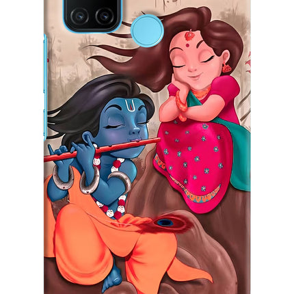 Radhe Krishna Realme C17/Realme 7i Hard Case Back Cover by Casekaro
