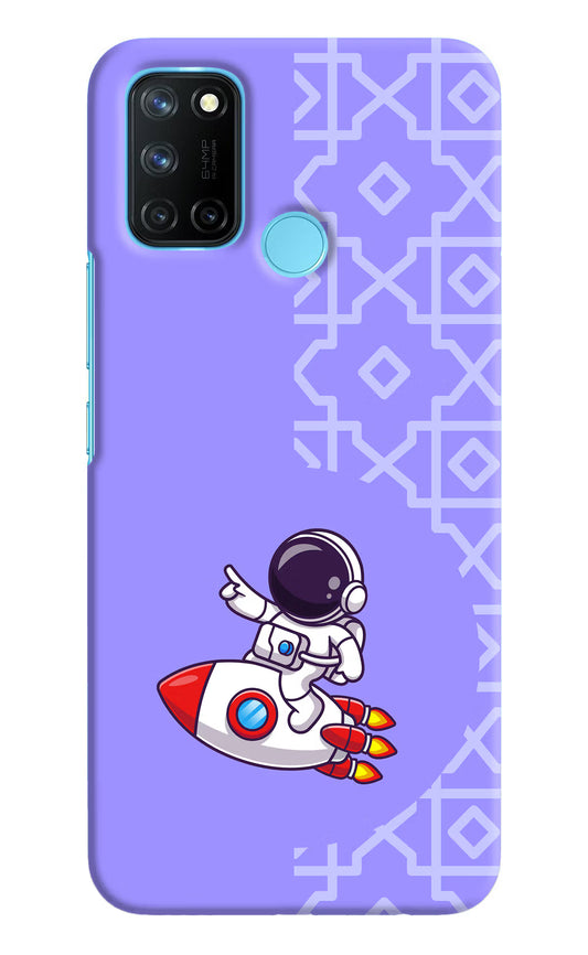 Cute Astronaut Realme C17/Realme 7i Hard Case Back Cover by Casekaro