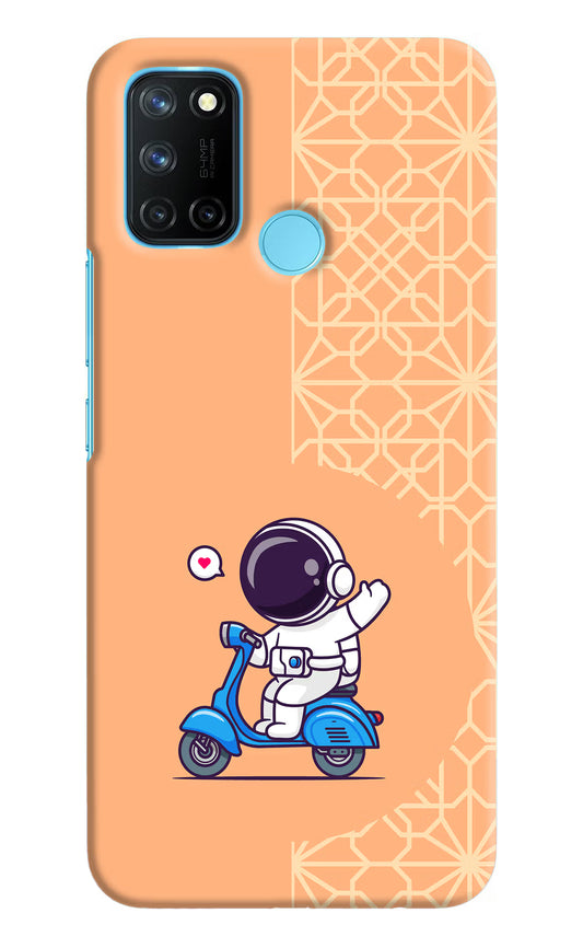 Cute Astronaut Riding Realme C17/Realme 7i Hard Case Back Cover by Casekaro