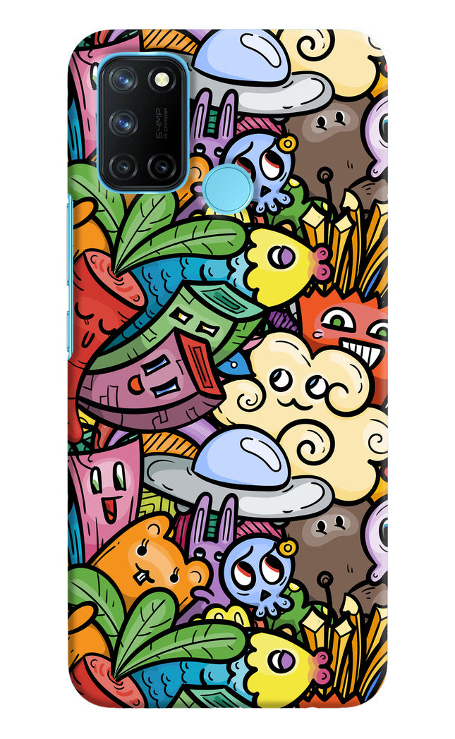 Veggie Doodle Realme C17/Realme 7i Hard Case Back Cover by Casekaro