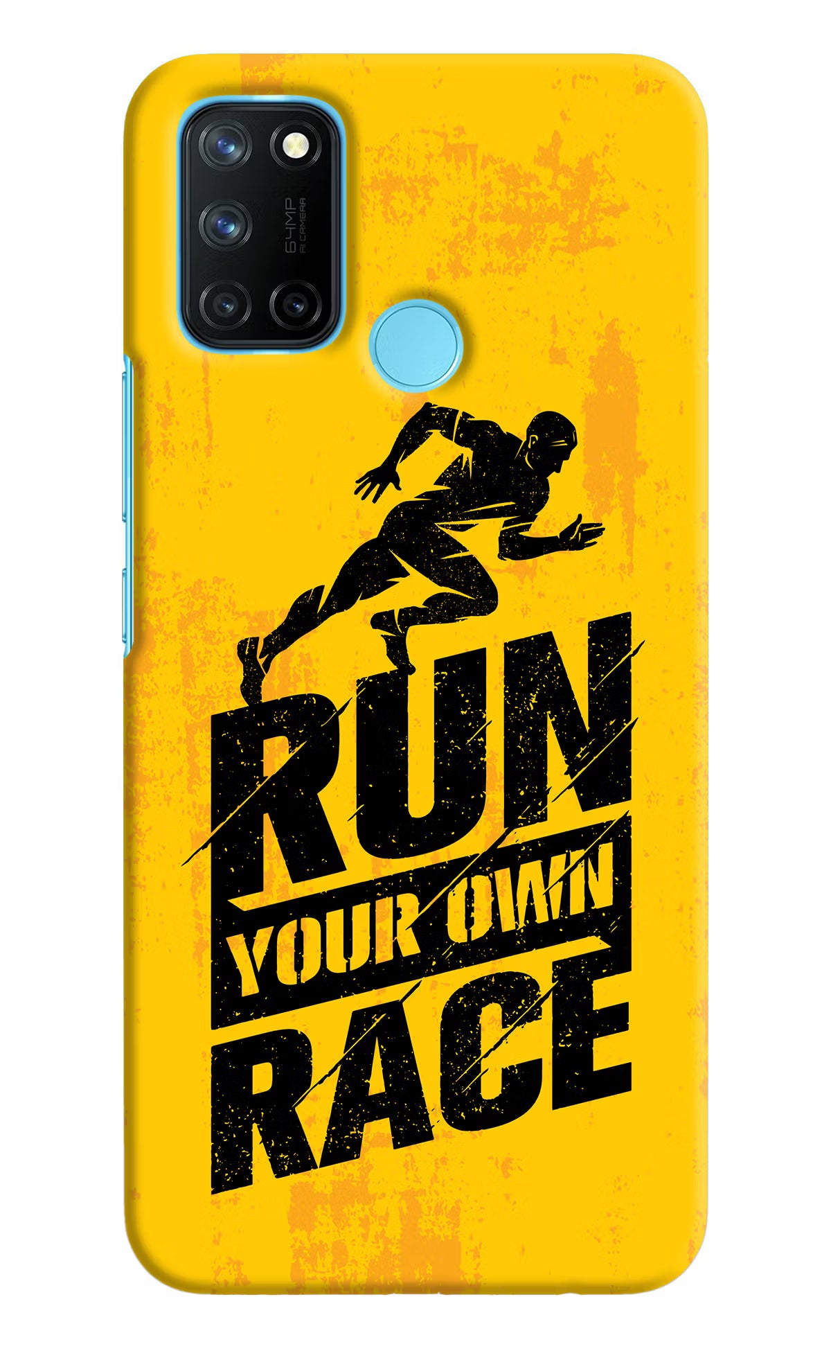 Run Your Own Race Realme C17/Realme 7i Hard Case Back Cover by Casekaro