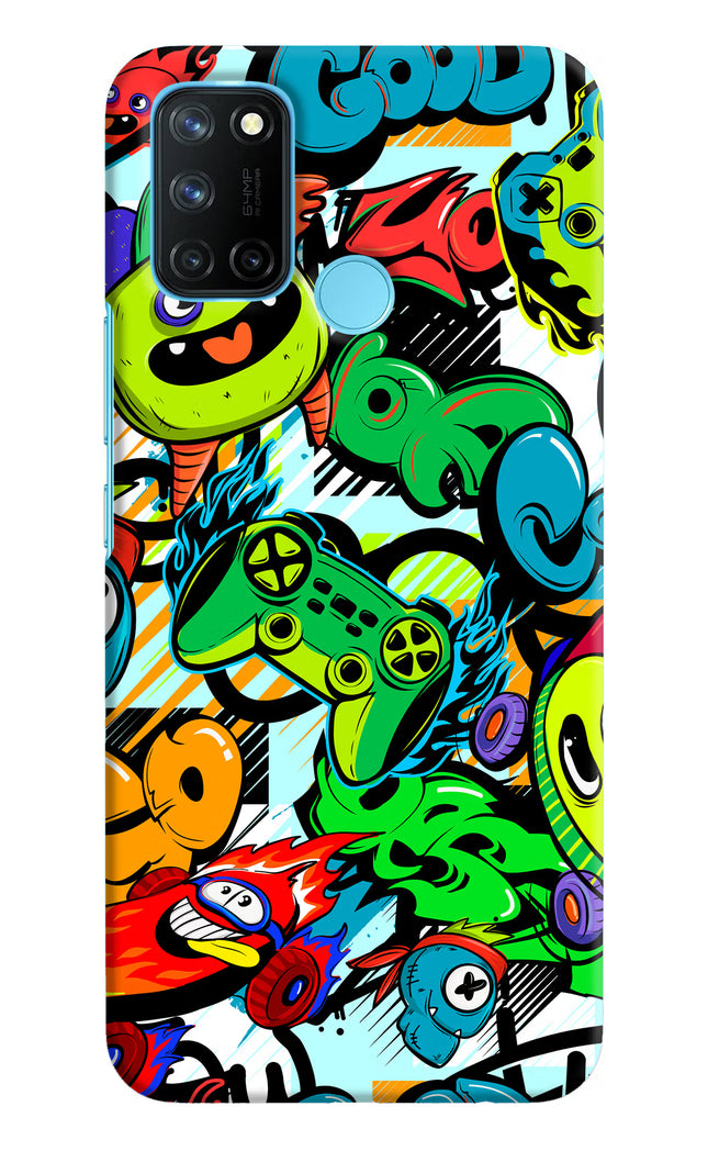 Game Doodle Realme C17/Realme 7i Hard Case Back Cover by Casekaro