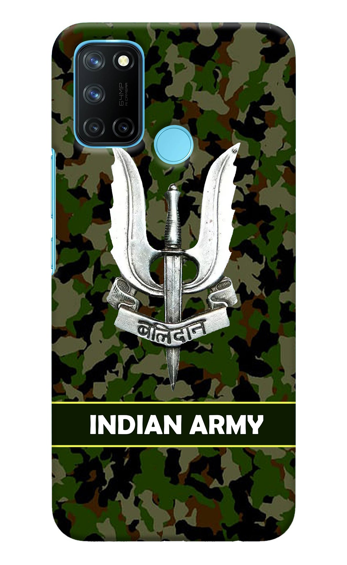 Balidan Indian Logo Realme C17/Realme 7i Back Cover