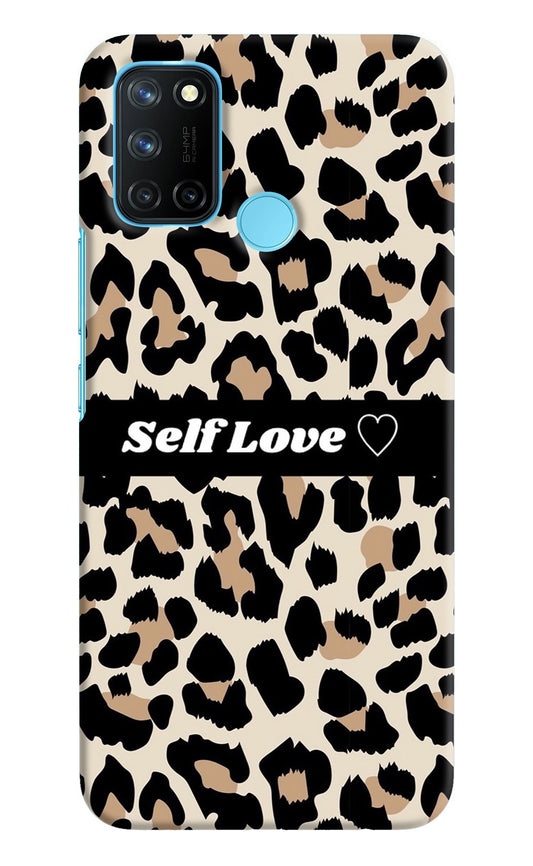 Leopard Print Self Love Realme C17/Realme 7i Back Cover