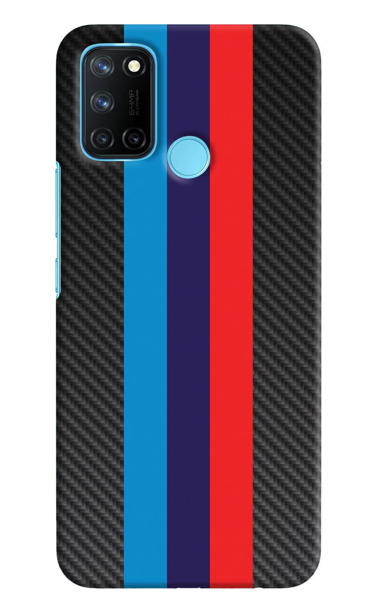 BMW Stripes Pattern Realme C17/Realme 7i Hard Case Back Cover by Casekaro