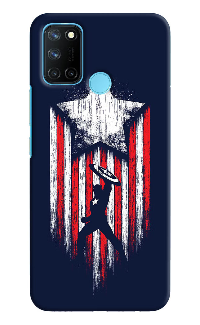 Captain America Marvel Art Realme C17/Realme 7i Hard Case Back Cover by Casekaro