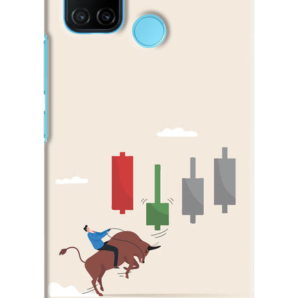 Bull Trading Momentum Realme C17/Realme 7i Hard Case Back Cover by Casekaro