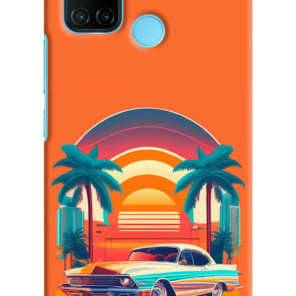 Palm Drive 80s Realme C17/Realme 7i Hard Case Back Cover by Casekaro