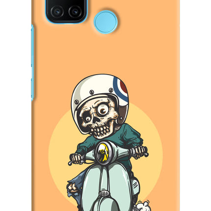 Undead Biker Realme C17/Realme 7i Hard Case Back Cover by Casekaro
