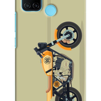 Vertical Speedster Realme C17/Realme 7i Hard Case Back Cover by Casekaro
