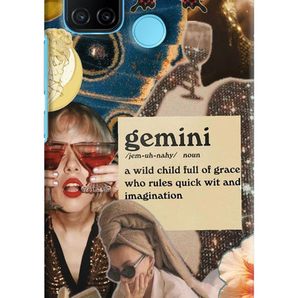 Gemini Zodiac Realme C17/Realme 7i Hard Case Back Cover by Casekaro