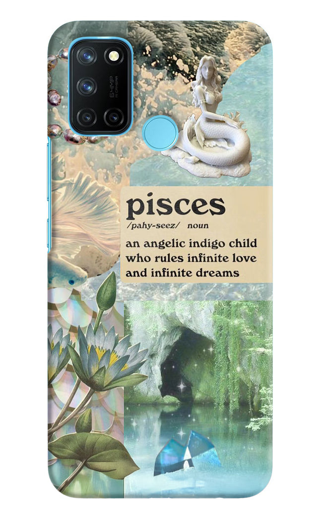 Pisces Zodiac Realme C17/Realme 7i Hard Case Back Cover by Casekaro