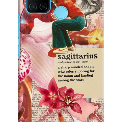 Sagittarius Zodiac Realme C17/Realme 7i Hard Case Back Cover by Casekaro