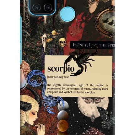 Scorpio Zodiac Realme C17/Realme 7i Hard Case Back Cover by Casekaro