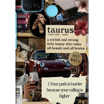 Taurus Zodiac Realme C17/Realme 7i Hard Case Back Cover by Casekaro