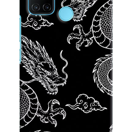 Twin Dragons Realme C17/Realme 7i Hard Case Back Cover by Casekaro