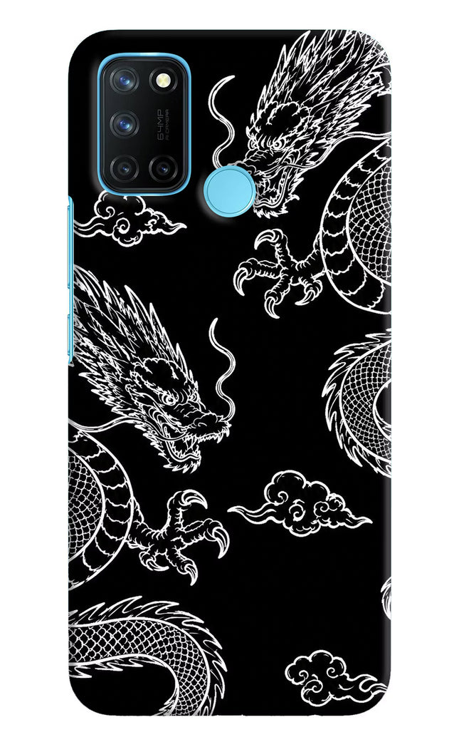 Twin Dragons Realme C17/Realme 7i Hard Case Back Cover by Casekaro