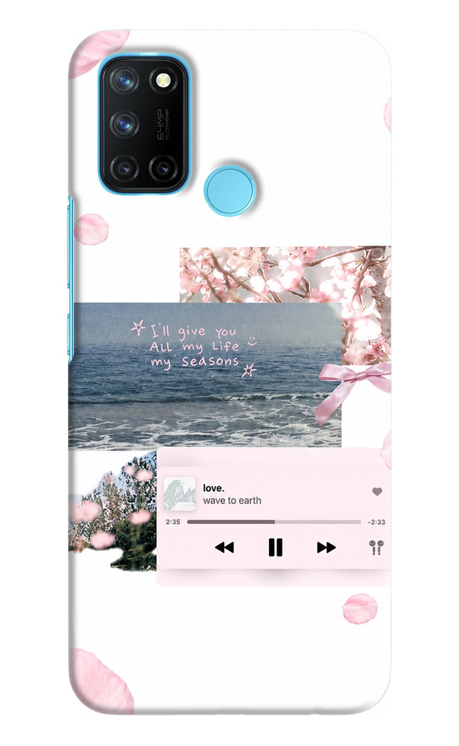 Wave to earth Realme C17/Realme 7i Hard Case Back Cover by Casekaro