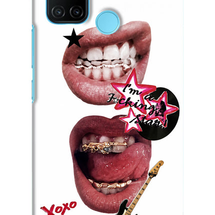 Rockstar Realme C17/Realme 7i Hard Case Back Cover by Casekaro