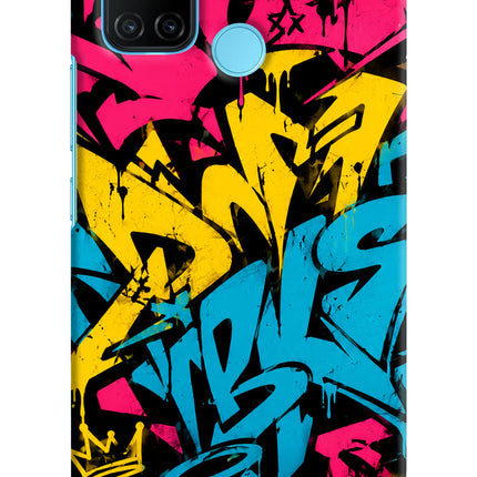 Graffiti Vibe Realme C17/Realme 7i Hard Case Back Cover by Casekaro