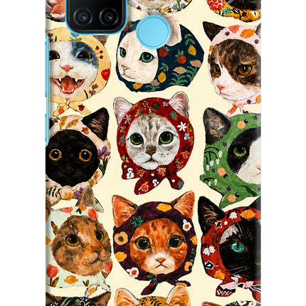 Cool Cat Realme C17/Realme 7i Hard Case Back Cover by Casekaro
