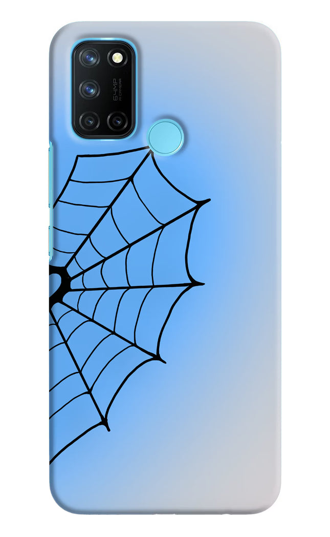 Blue Web Realme C17/Realme 7i Hard Case Back Cover by Casekaro
