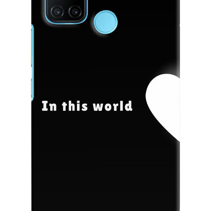 This World Realme C17/Realme 7i Hard Case Back Cover by Casekaro
