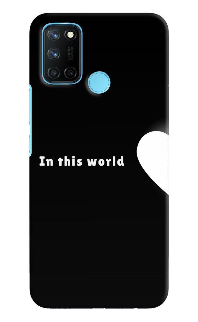This World Realme C17/Realme 7i Hard Case Back Cover by Casekaro