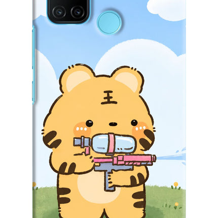 Tiger Treat Realme C17/Realme 7i Hard Case Back Cover by Casekaro