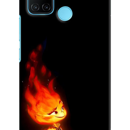 Ember Flame Realme C17/Realme 7i Hard Case Back Cover by Casekaro