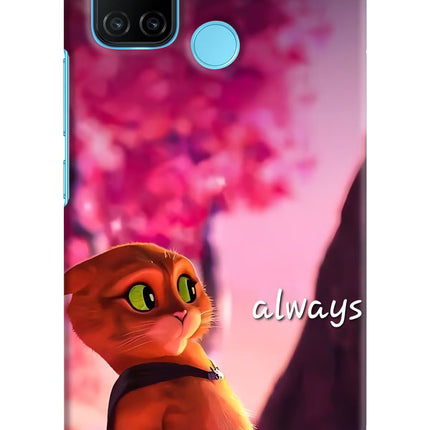 Always Cat Realme C17/Realme 7i Hard Case Back Cover by Casekaro