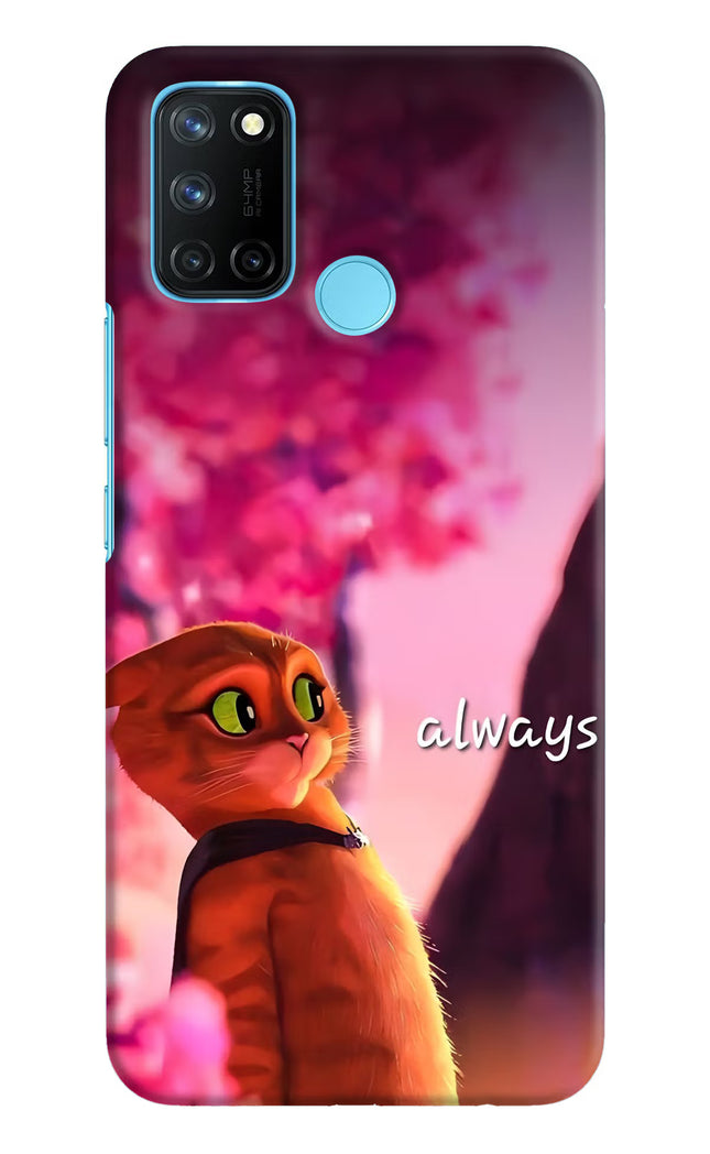 Always Cat Realme C17/Realme 7i Hard Case Back Cover by Casekaro