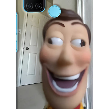 Side Eye Woody Realme C17/Realme 7i Hard Case Back Cover by Casekaro