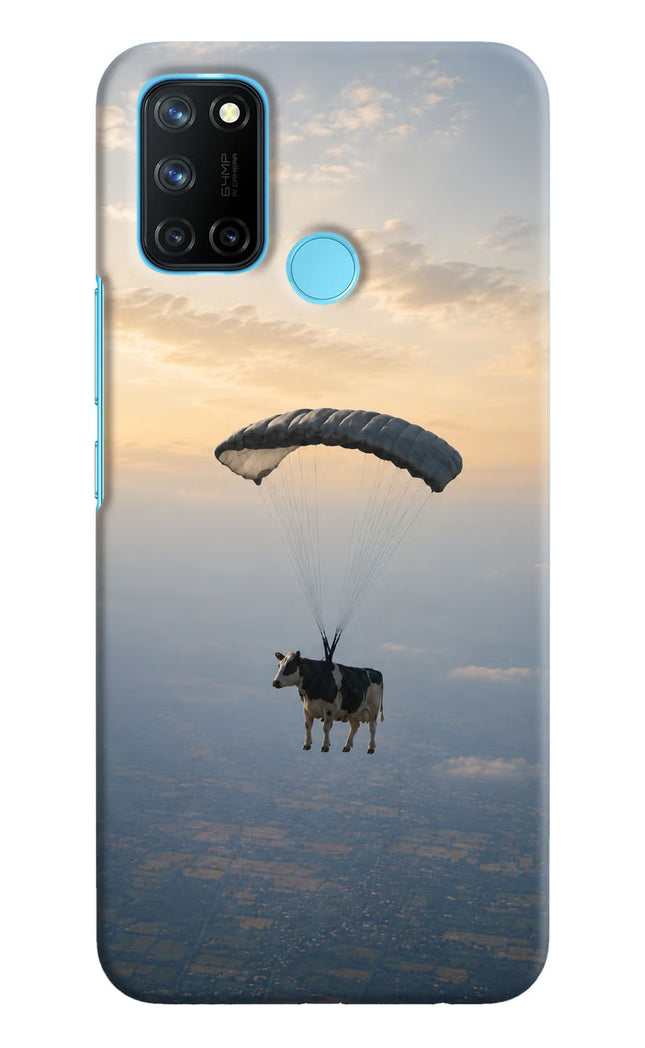 Skydiving Cow Realme C17/Realme 7i Hard Case Back Cover by Casekaro
