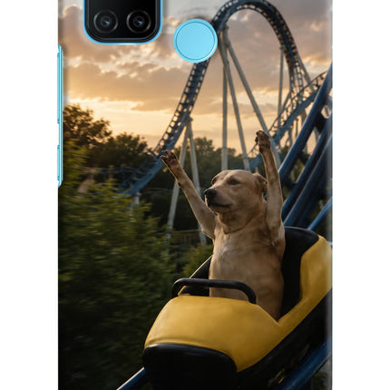 Rollercoaster Dog Realme C17/Realme 7i Hard Case Back Cover by Casekaro
