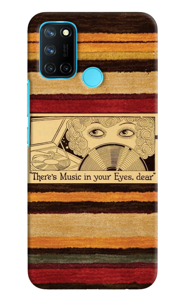 Vinyl Stripes Realme C17/Realme 7i Hard Case Back Cover by Casekaro