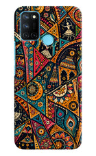 Folk Print Realme C17/Realme 7i Hard Case Back Cover by Casekaro